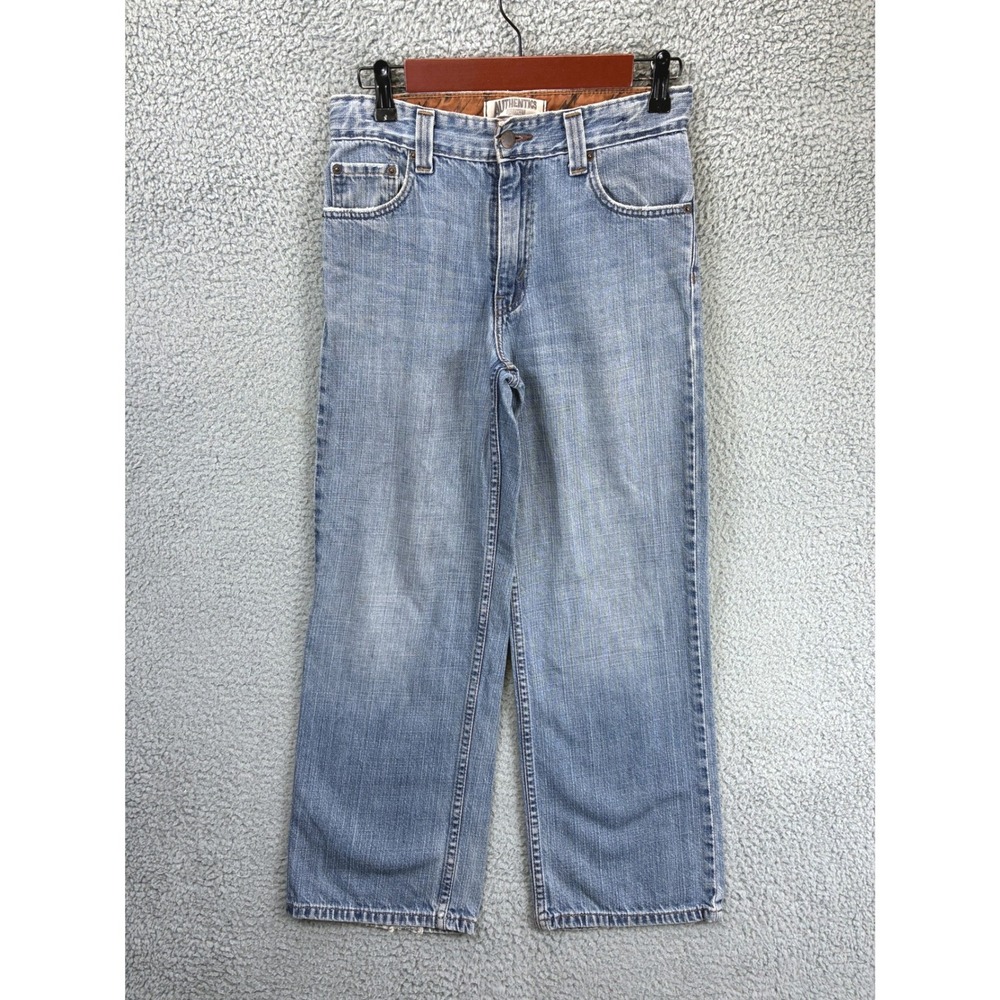 Levis Signature Authentics Loose Fit Denim Jeans Mens Blue Baggy Y2K Casual